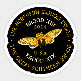 The northern illinois brood xix Sticker